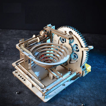 3D Wooden Puzzles Series Electric Ball Track Plant