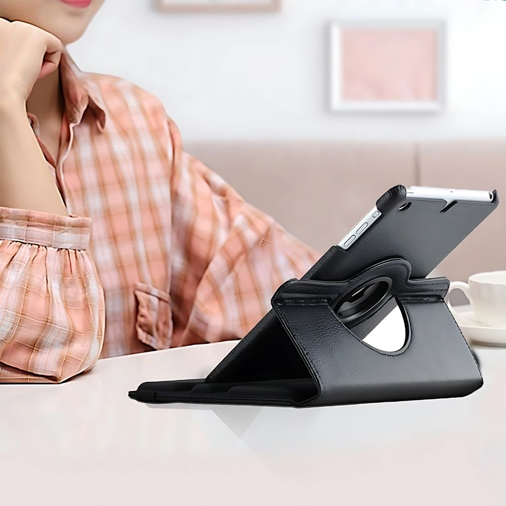 Leather Folio Case with Kickstand for iPad