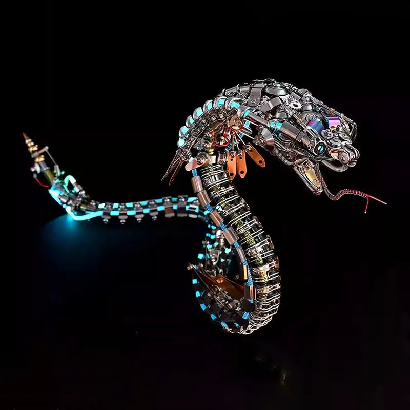 3D Metal Puzzles Series Steampunk Mechanical Cobra