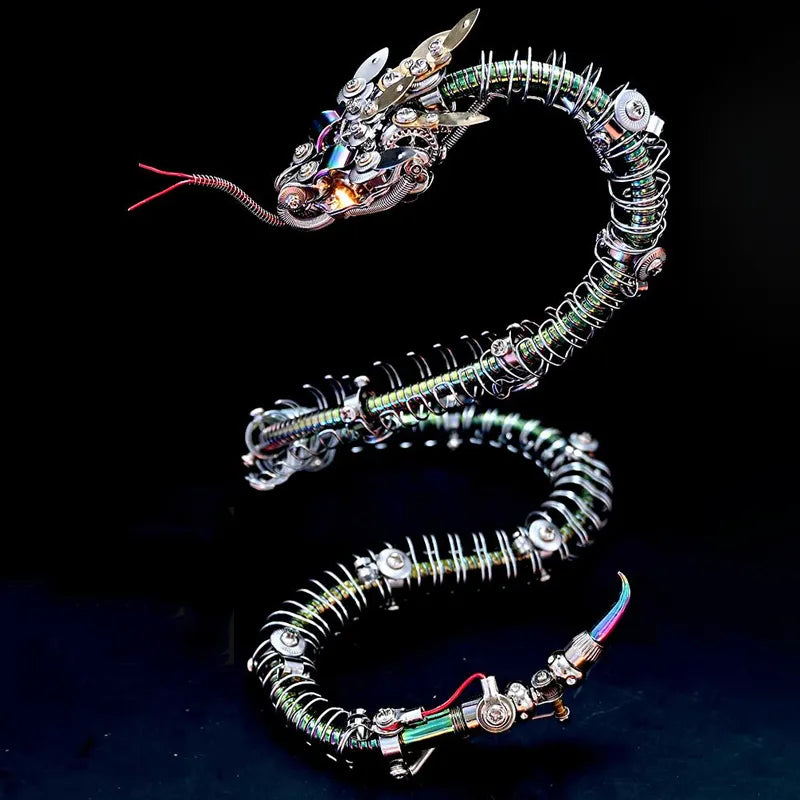 3D Metal Puzzles Series Steampunk Mechanical Rattlesnake
