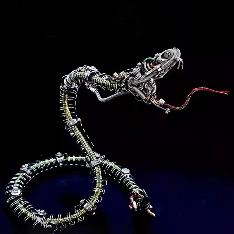 3D Metal Puzzles Series Steampunk Mechanical Rattlesnake