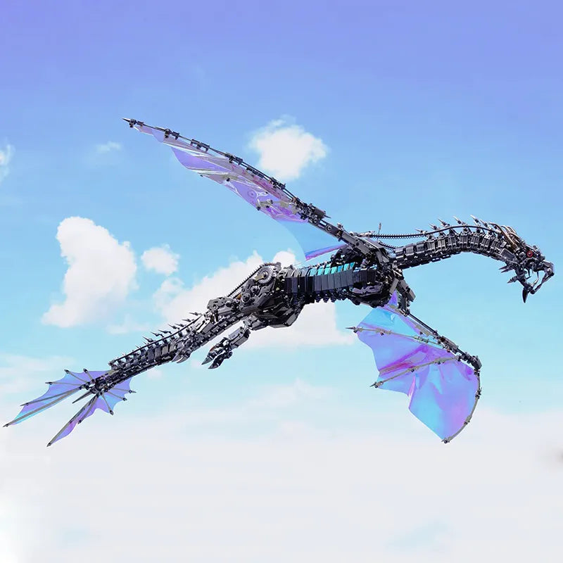 3D  Metal puzzles Bloodthirsty Aurora Dragon