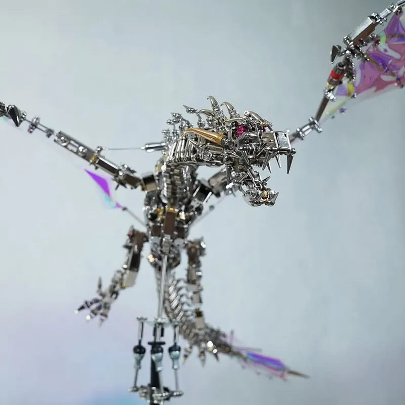 3D  Metal puzzles Bloodthirsty Aurora Dragon