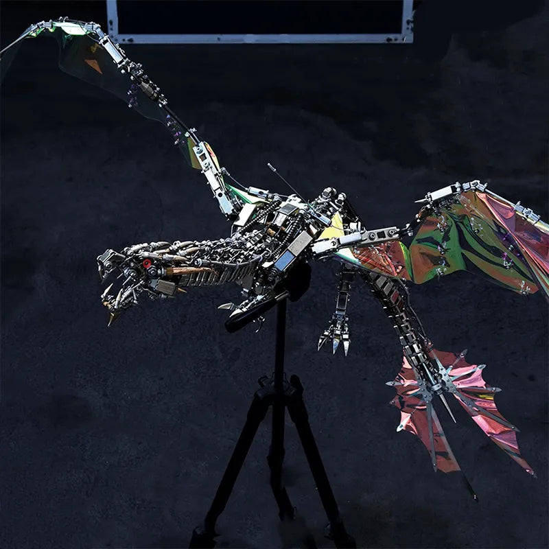3D  Metal puzzles Bloodthirsty Aurora Dragon