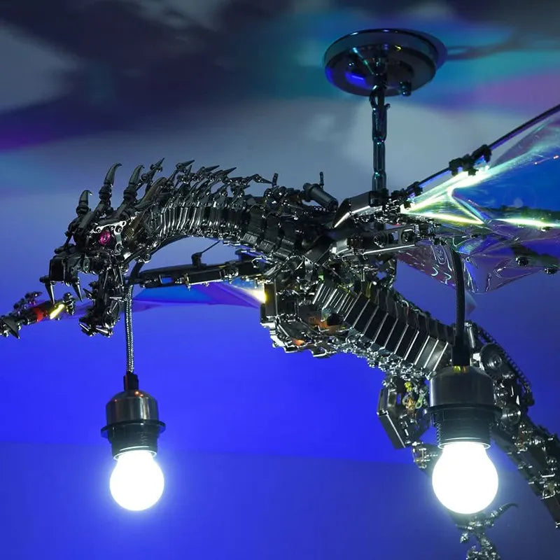 3D  Metal puzzles Bloodthirsty Aurora Dragon