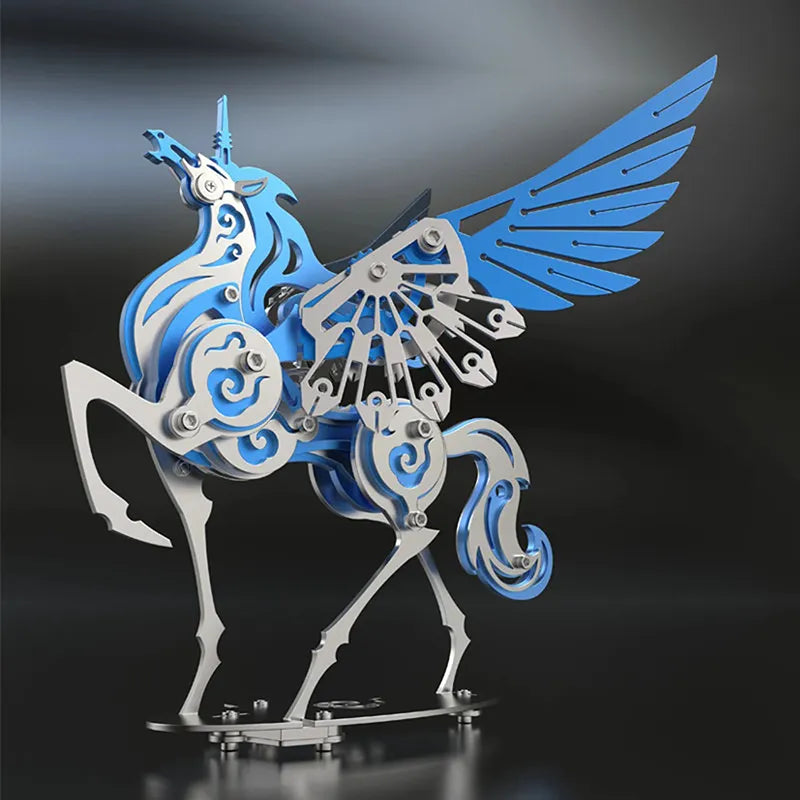 3D Metal Puzzles Series Mechanical Unicorns