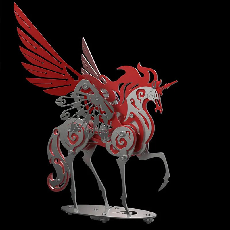 3D Metal Puzzles Series Mechanical Unicorns