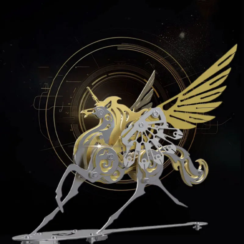 3D Metal Puzzles Series Mechanical Unicorns