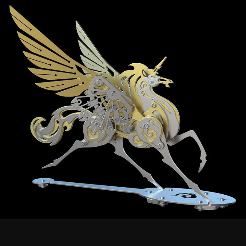 3D Metal Puzzles Series Mechanical Unicorns