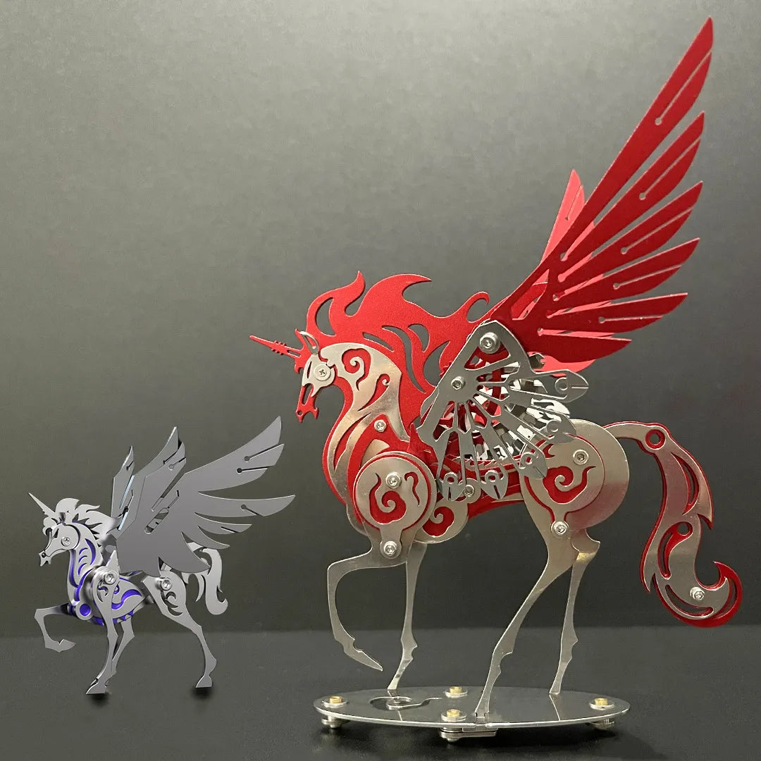 3D Metal Puzzles Series Mechanical Unicorns
