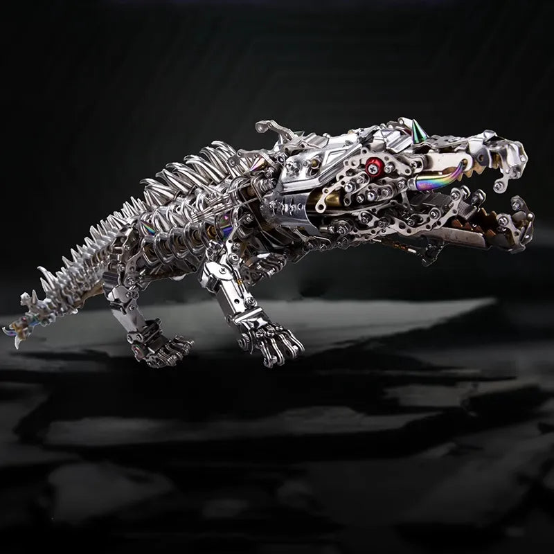 3D metal puzzles series Mechanical Crocodile