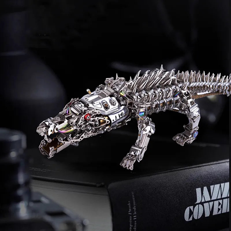 3D metal puzzles series Mechanical Crocodile