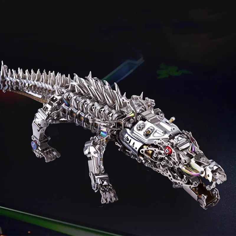 3D metal puzzles series Mechanical Crocodile