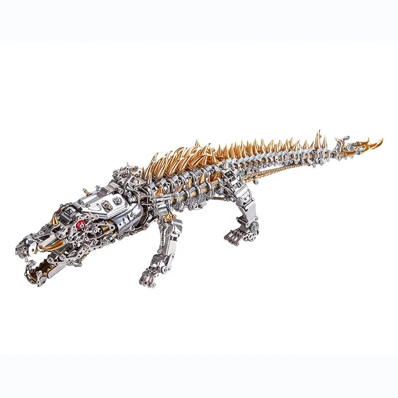 3D metal puzzles series Mechanical Crocodile