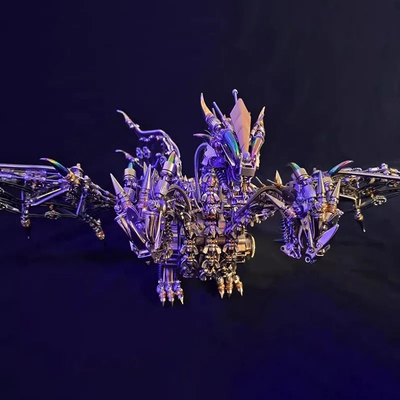 3D Metal puzzles series Infernal Tri-Dragon