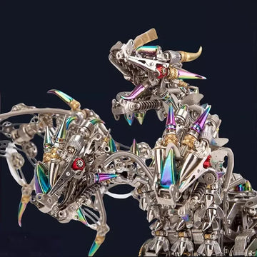 3D Metal puzzles series Infernal Tri-Dragon