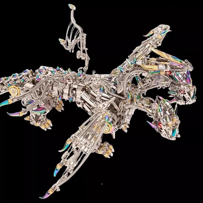 3D Metal puzzles series Infernal Tri-Dragon