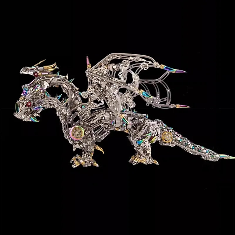 3D Metal puzzles series Infernal Tri-Dragon