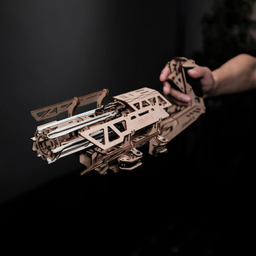 3D Wooden Puzzles Series Gatling-Style Rapid-Fire Gun