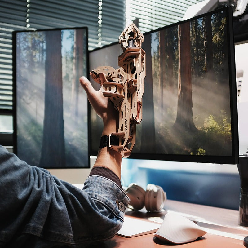 3D Wooden Puzzles Series Repair Mechanical Claw