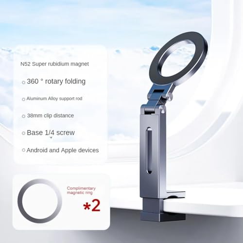 Magnetic Hands-Free Airplane Phone Mount