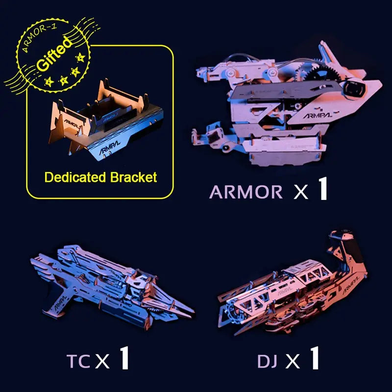 3D Wooden Puzzles Series Covered Armor Combo