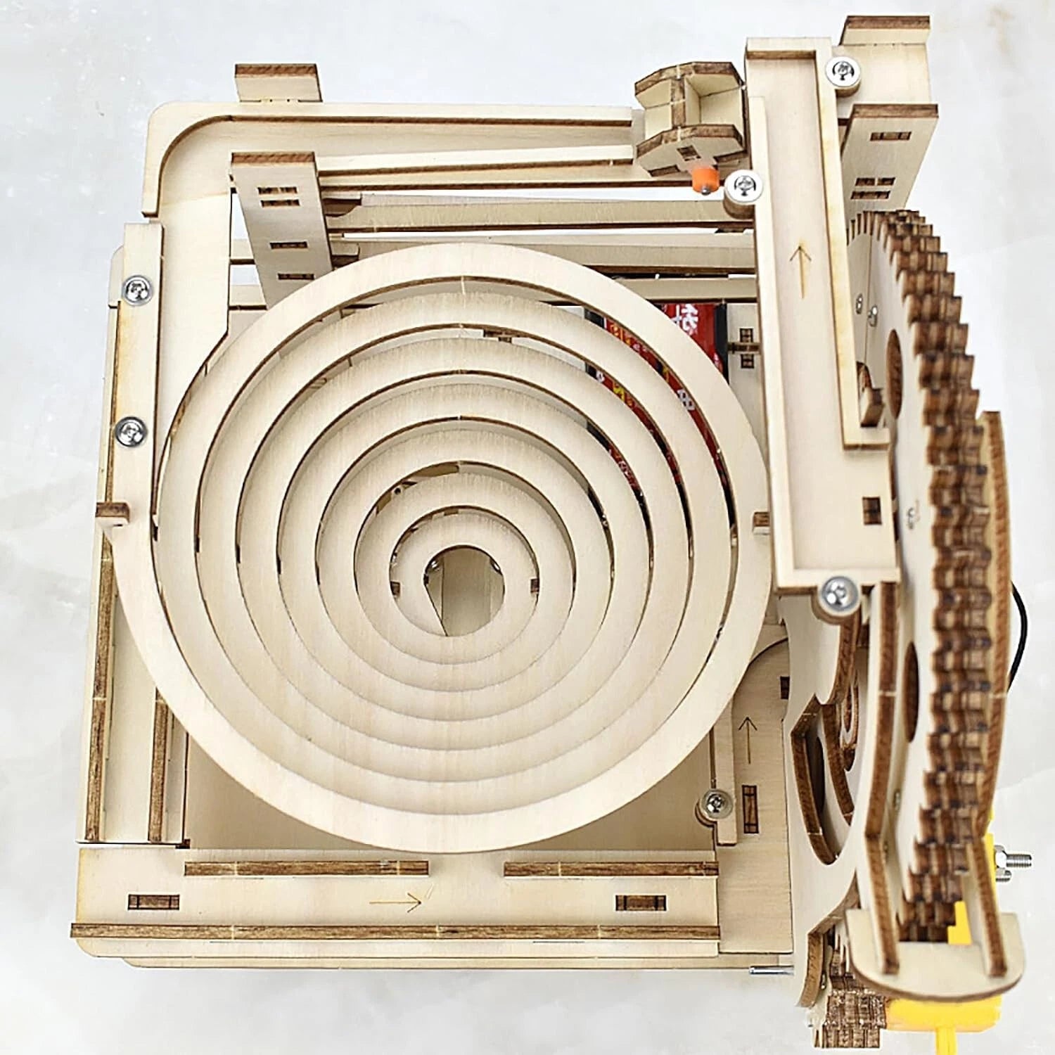 3D Wooden Puzzles Series Electric Ball Track Plant