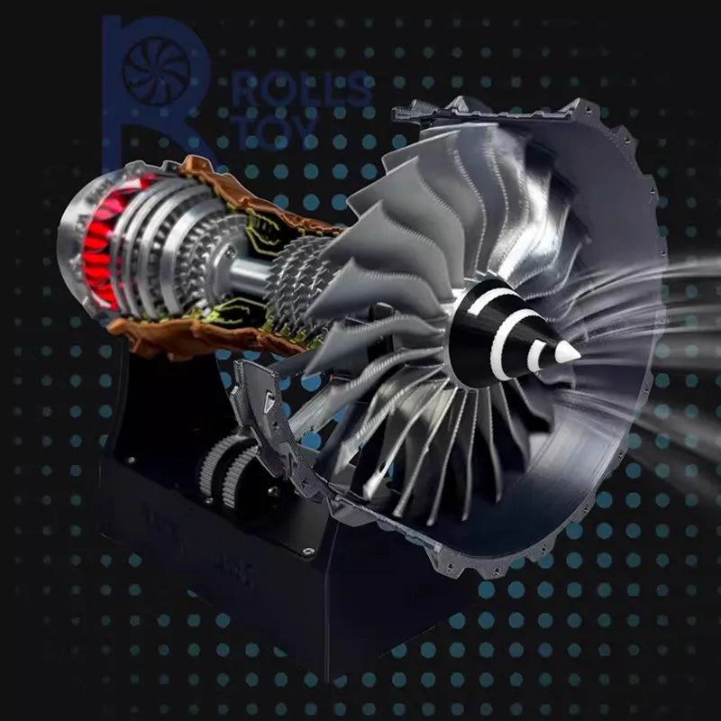 Engine Model Series A380/TR900 Turbofan Engine Model (DIY Assembly Kit)