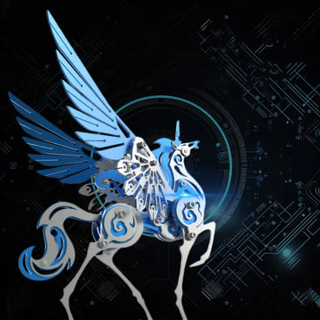 3D Metal Puzzles Series Mechanical Unicorns