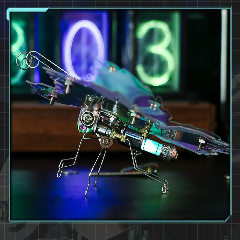 3D Metal Puzzles Series Blue-Flame Butterfly