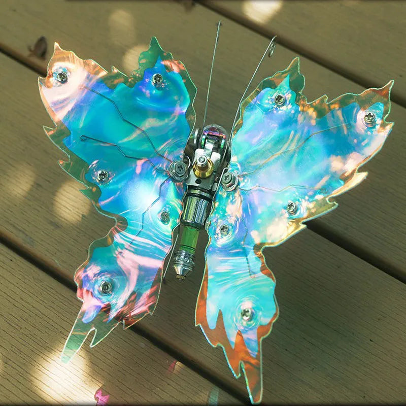 3D Metal Puzzles Series Blue-Flame Butterfly