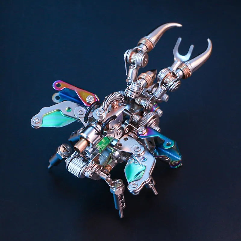 3D Metal Puzzles Series Silver-shelled Beetle