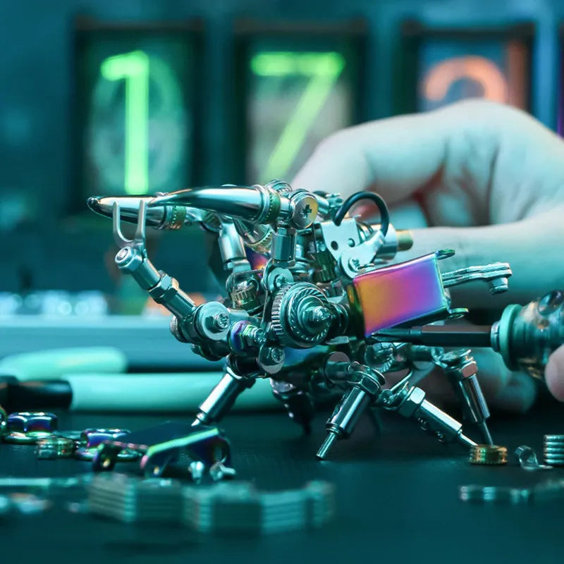 3D Metal Puzzles Series Silver-shelled Beetle