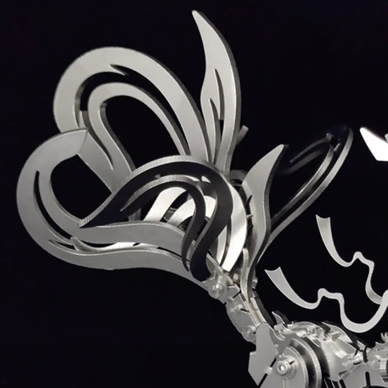 3D Metal Puzzles Series Mechanical Nine-Tailed Fox