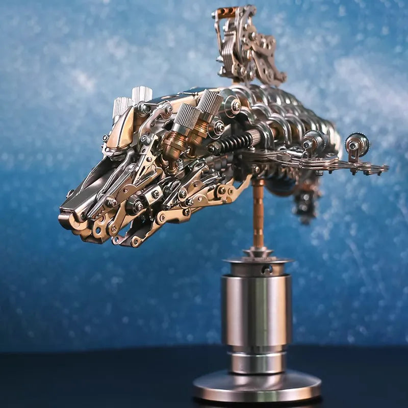 3D Metal Puzzles Series Mechanical whale