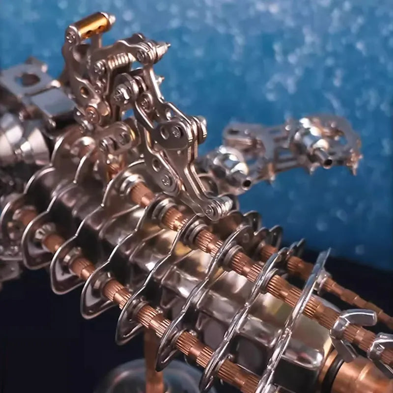 3D Metal Puzzles Series Mechanical whale