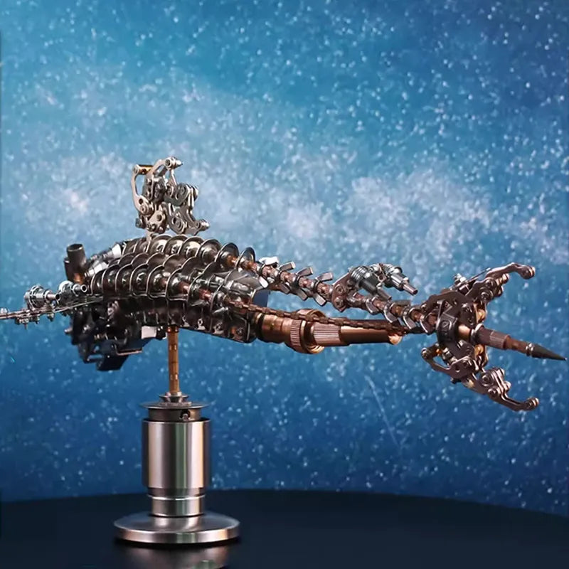 3D Metal Puzzles Series Mechanical whale