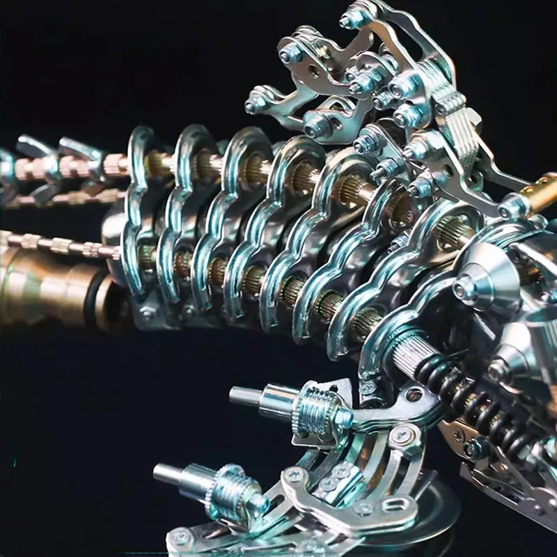 3D Metal Puzzles Series Mechanical whale