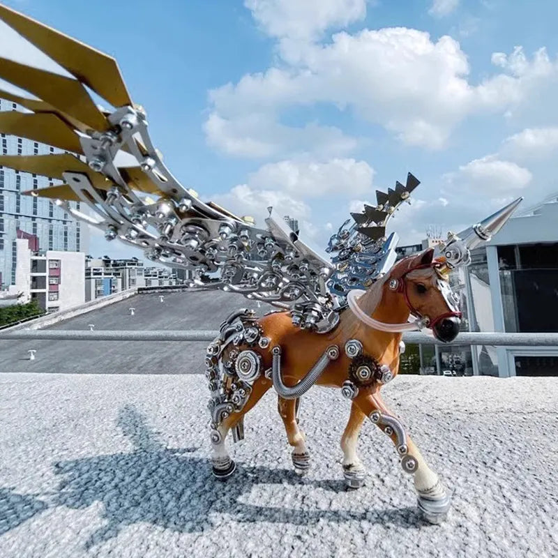 3D Metal Puzzles Series Mechanical Unicorn