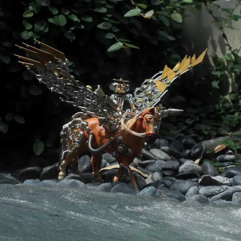 3D Metal Puzzles Series Mechanical Unicorn