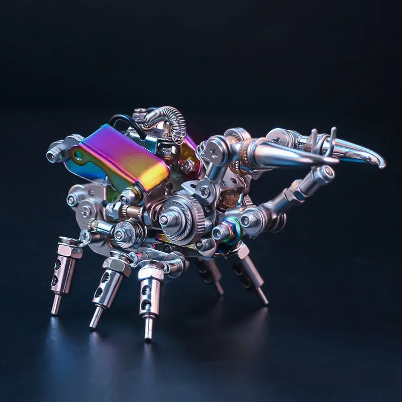 3D Metal Puzzles Series Silver-shelled Beetle