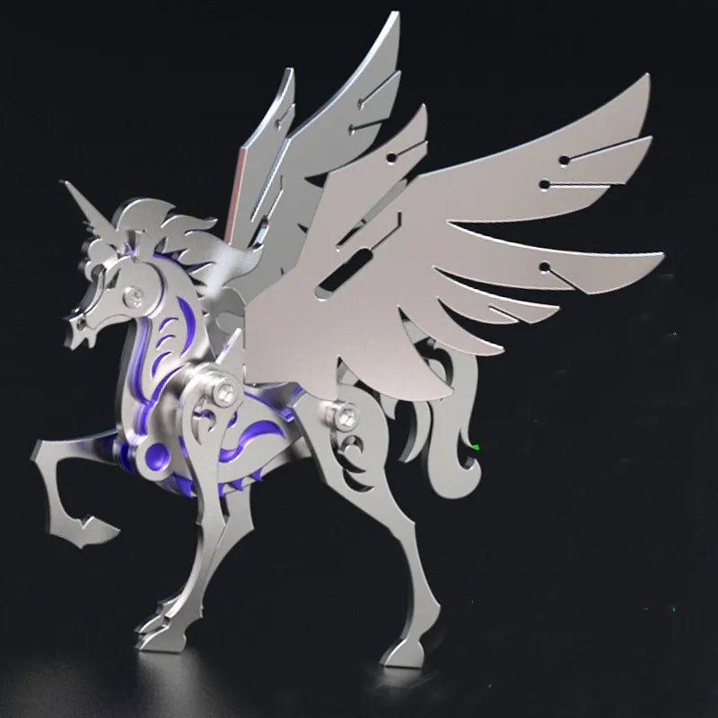 3D Metal Puzzles Series Mechanical Unicorns