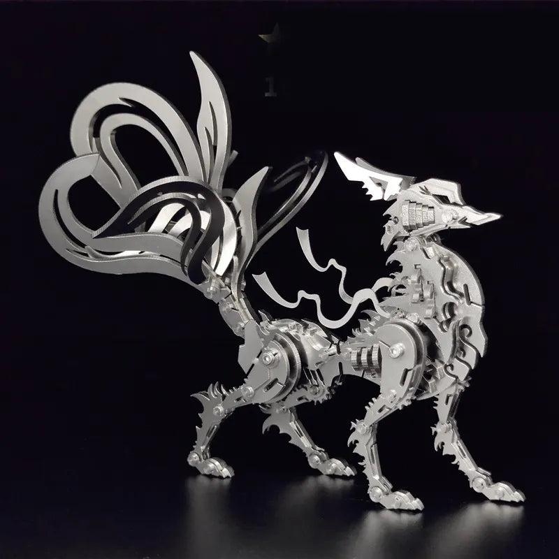 3D Metal Puzzles Series Mechanical Nine-Tailed Fox