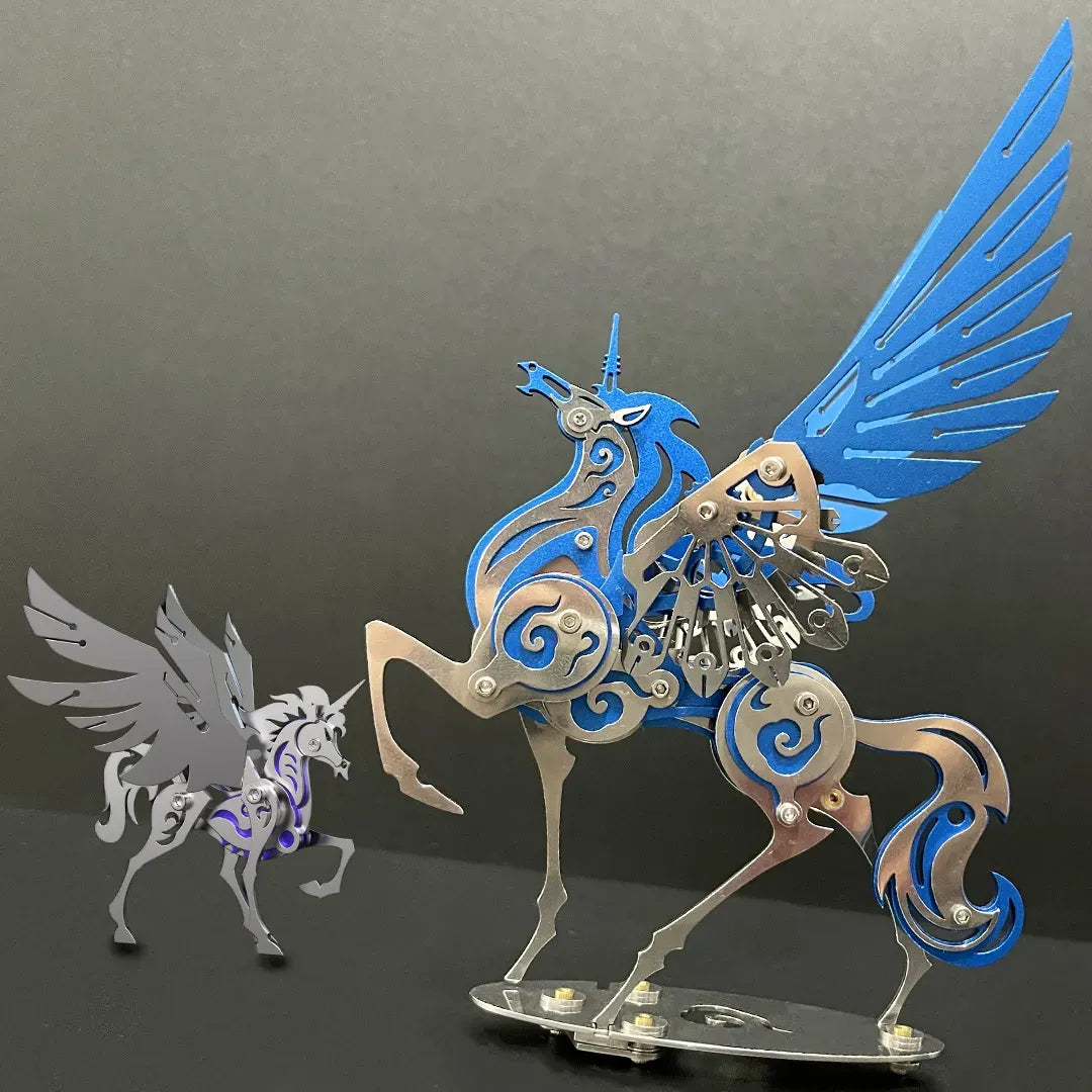 3D Metal Puzzles Series Mechanical Unicorns