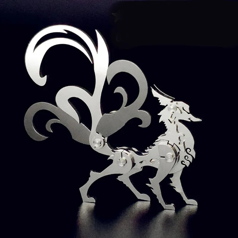 3D Metal Puzzles Series Mechanical Nine-Tailed Fox