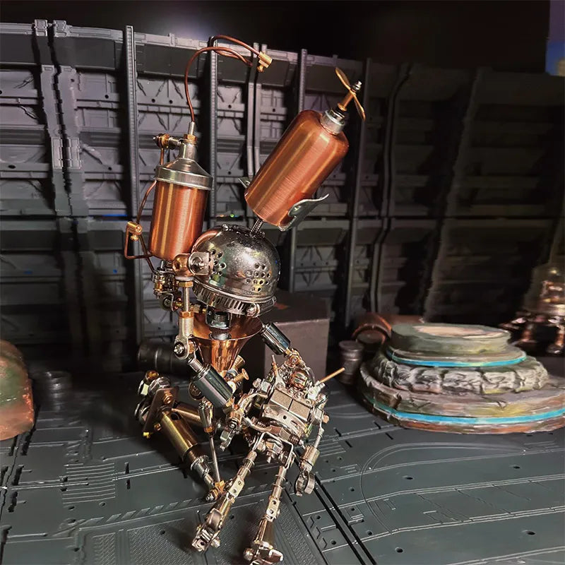 3D Metal Puzzles Series Steampunk Era AI Robot
