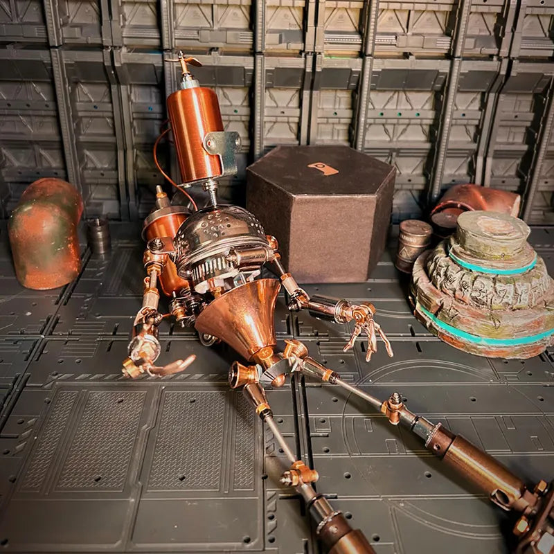 3D Metal Puzzles Series Steampunk Era AI Robot