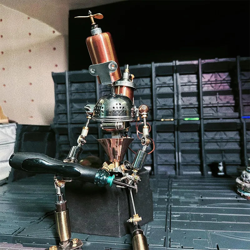 3D Metal Puzzles Series Steampunk Era AI Robot