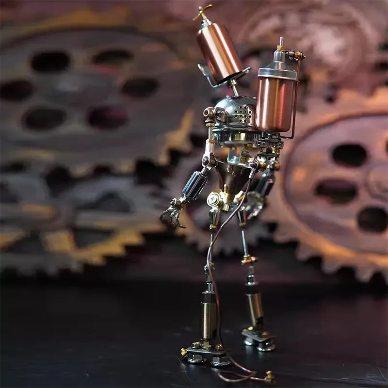 3D Metal Puzzles Series Steampunk Era AI Robot