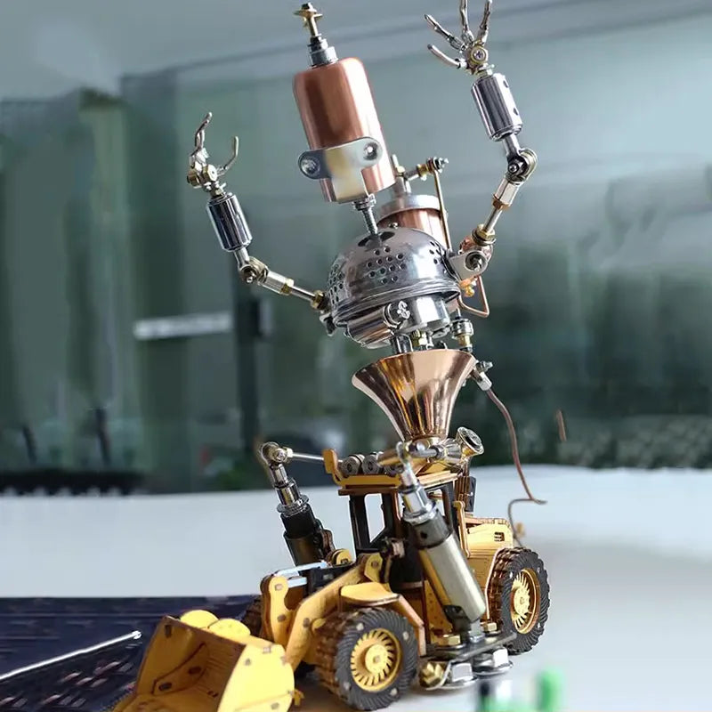 3D Metal Puzzles Series Steampunk Era AI Robot